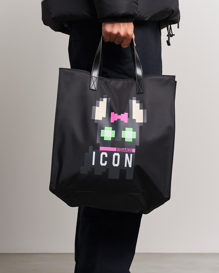 Homme |  | Dsquared2 | Icon Mascotte Tote Bag Black