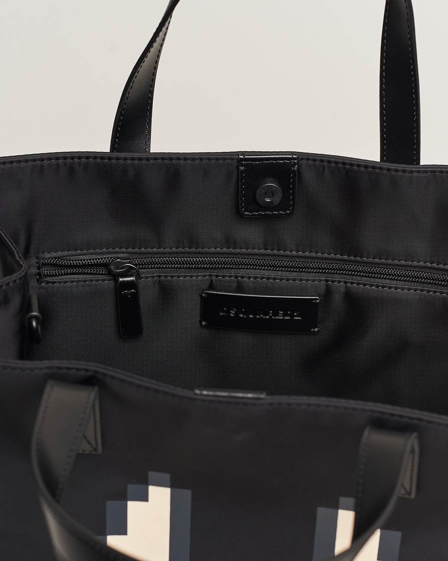 Homme | Dsquared2 Icon Mascotte Tote Bag Black | Dsquared2 | Icon Mascotte Tote Bag Black