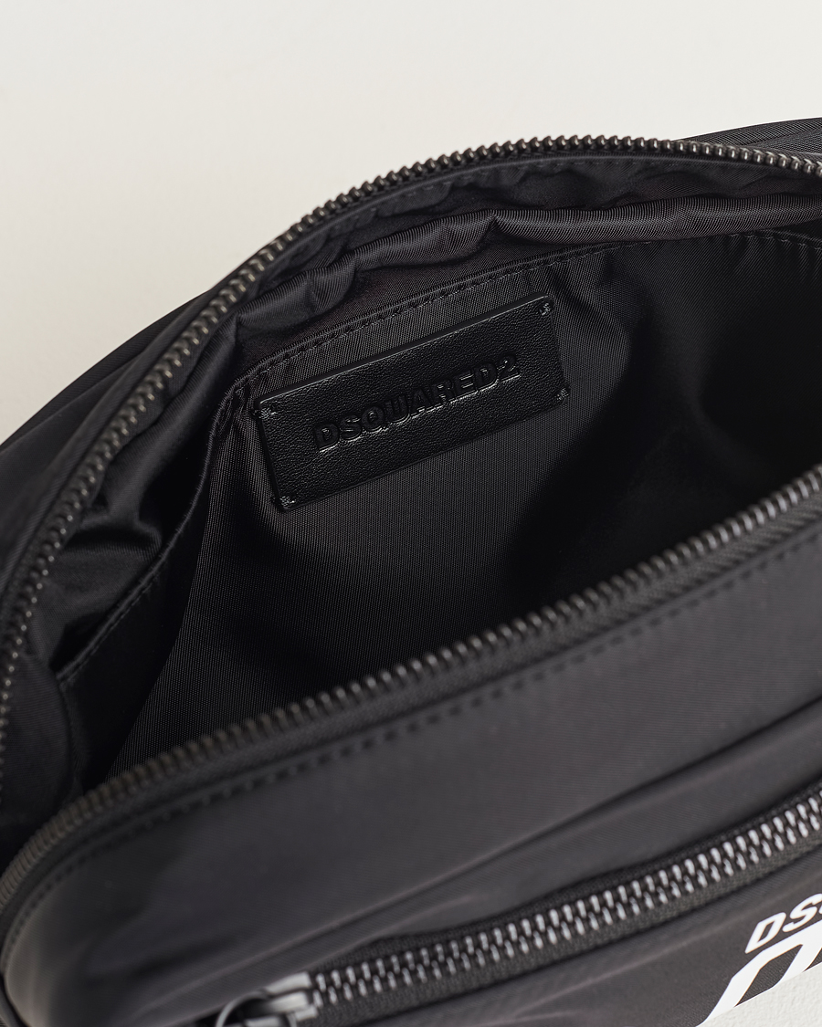 Homme | Dsquared2 Icon Nylon Washbag Black | Dsquared2 | Icon Nylon Washbag Black