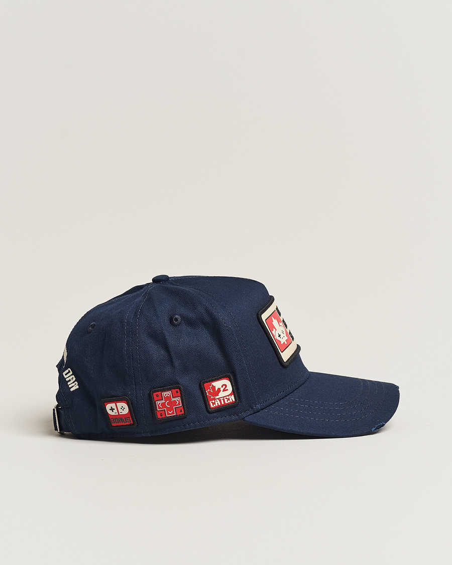 Homme | Dsquared2 Gaming Baseball Cap Navy | Dsquared2 | Gaming Baseball Cap Navy