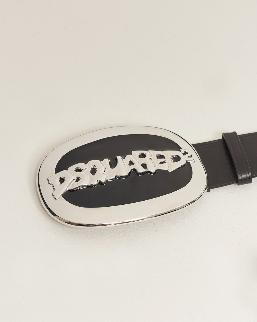 Homme | Dsquared2 Vintage Plaque Belt Black | Dsquared2 | Vintage Plaque Belt Black