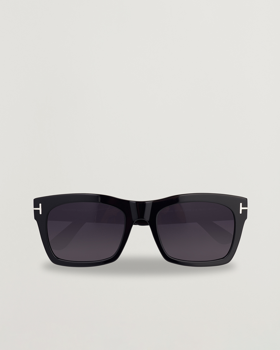 Homme | Tom Ford Nico-02 Sunglasses Shine Black/Smoke | Tom Ford | Nico-02 Sunglasses Shine Black/Smoke