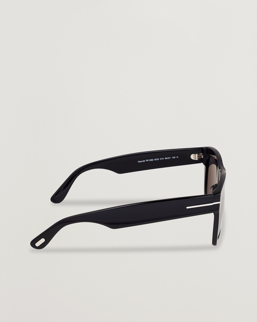 Homme | Tom Ford Nico-02 Sunglasses Shine Black/Smoke | Tom Ford | Nico-02 Sunglasses Shine Black/Smoke