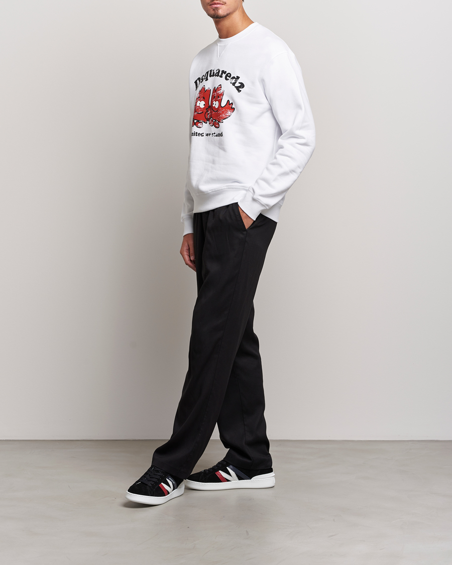 Homme | Pulls Et Tricots | Dsquared2 | Cool Fit Crew Neck Sweatshirt White