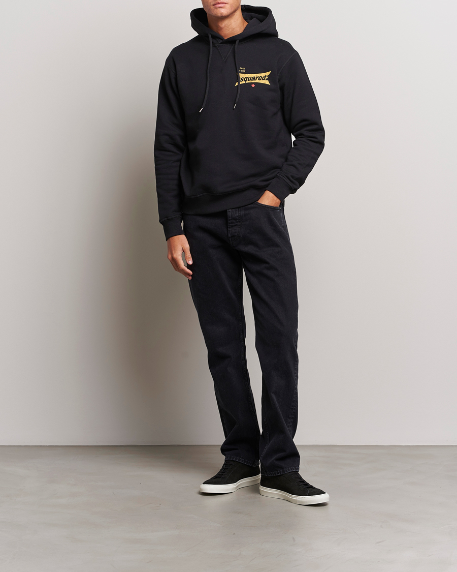 Homme | Pulls Et Tricots | Dsquared2 | Cool Fit Logo Hoodie Black