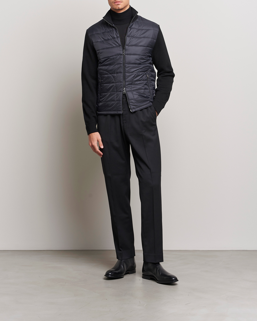 Homme | Manteaux Et Vestes | Ralph Lauren Purple Label | Hybrid Zip Jacket Black