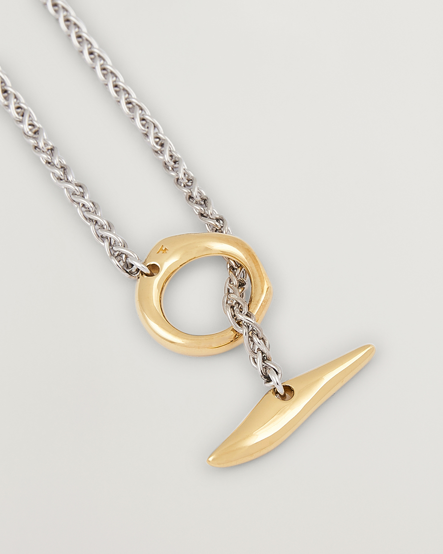 Homme | Tom Wood Robin Bracelet Duo Silver/Gold | Tom Wood | Robin Bracelet Duo Silver/Gold