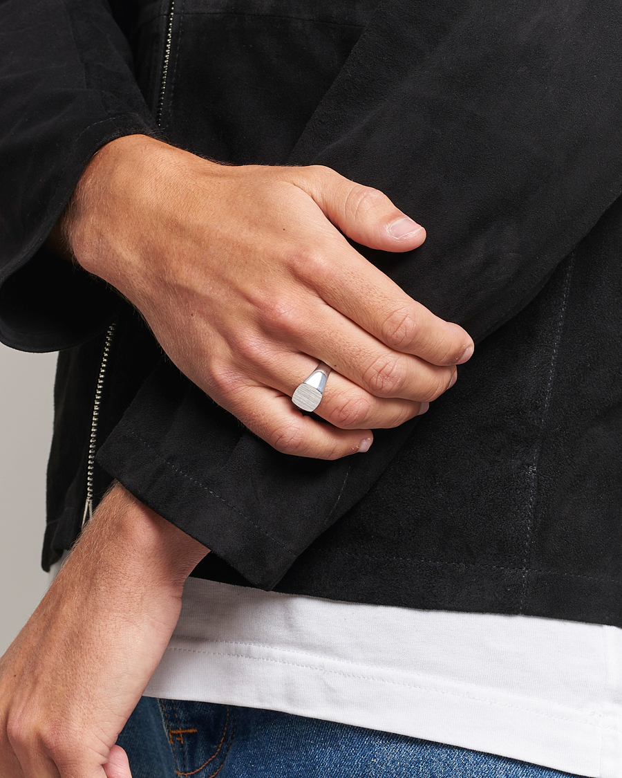 Homme | Bijoux | Tom Wood | Kay Ring Satin Silver