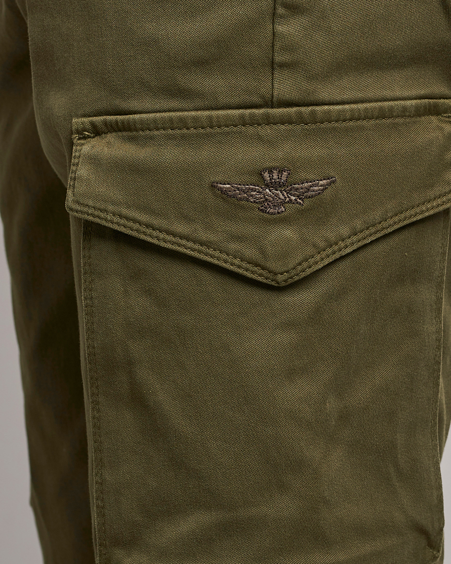 Homme | Pantalons | Aeronautica Militare | Cotton Cargo Pants Off Green