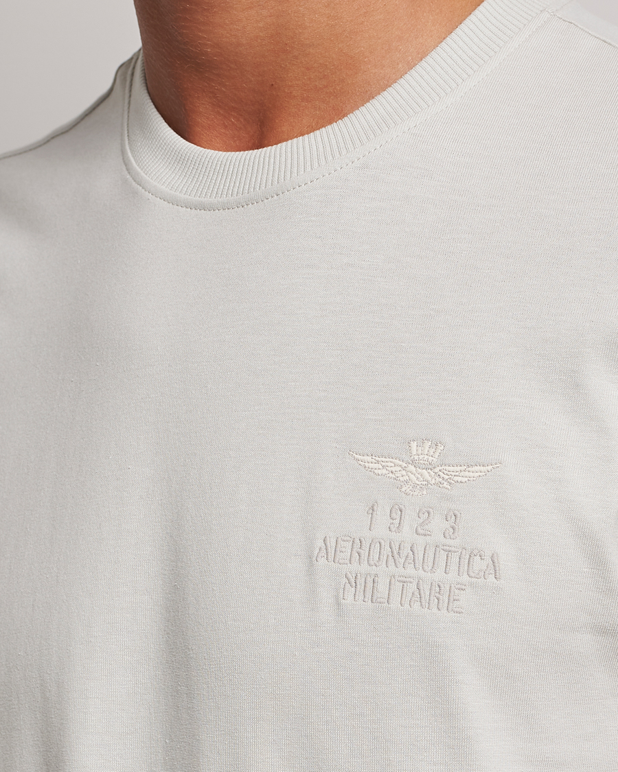 Homme | T-shirts | Aeronautica Militare | TS2129 Crew Neck T-Shirt Ice Palace