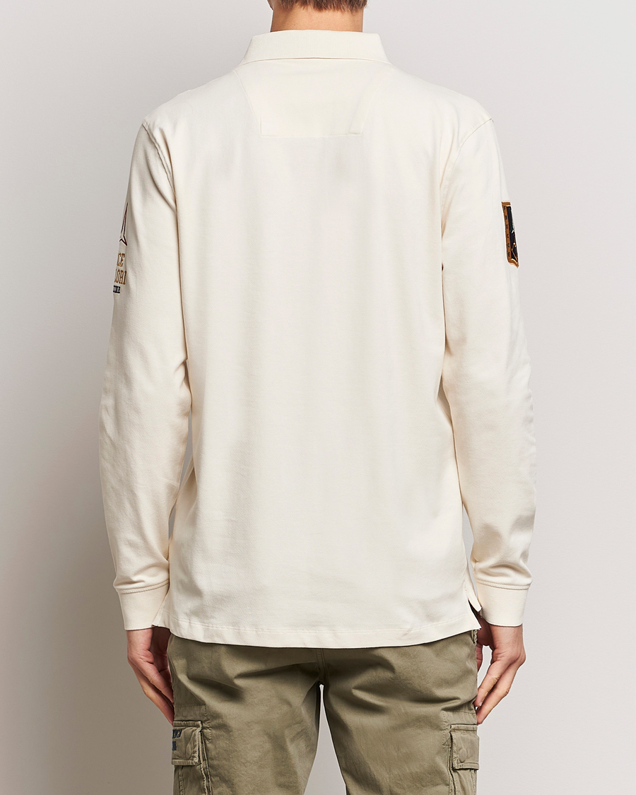 Homme | Pulls Et Tricots | Aeronautica Militare | Long Sleeve Polo Cream White