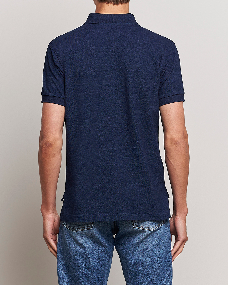 Homme | Polos | Kamakura Shirts | Vintage Ivy Short Sleeve Polo Navy