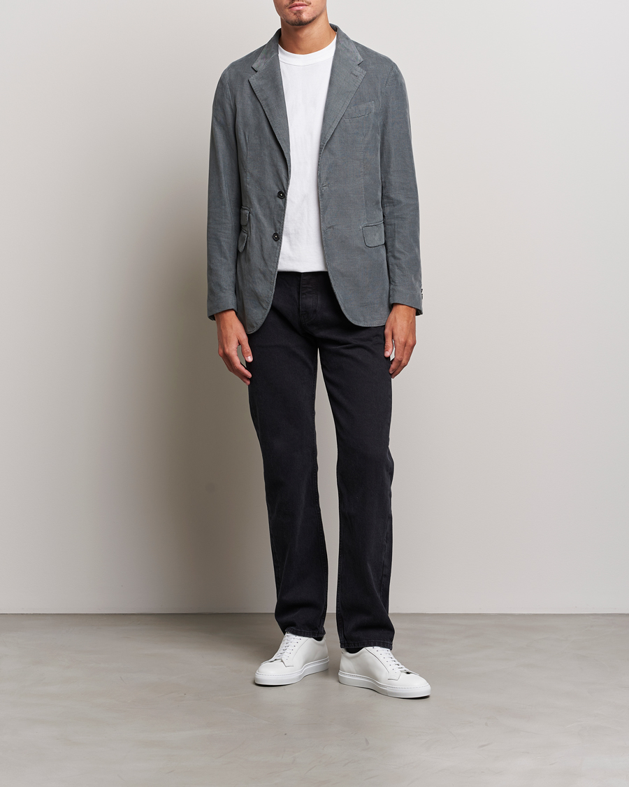 Homme | Blazers | Massimo Alba | Baby Corduroy Blazer Smoke