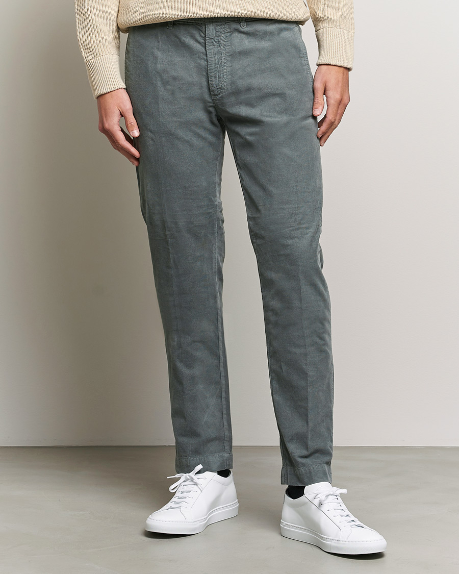 Homme | Pantalons | Massimo Alba | Baby Corduroy Trousers Smoke