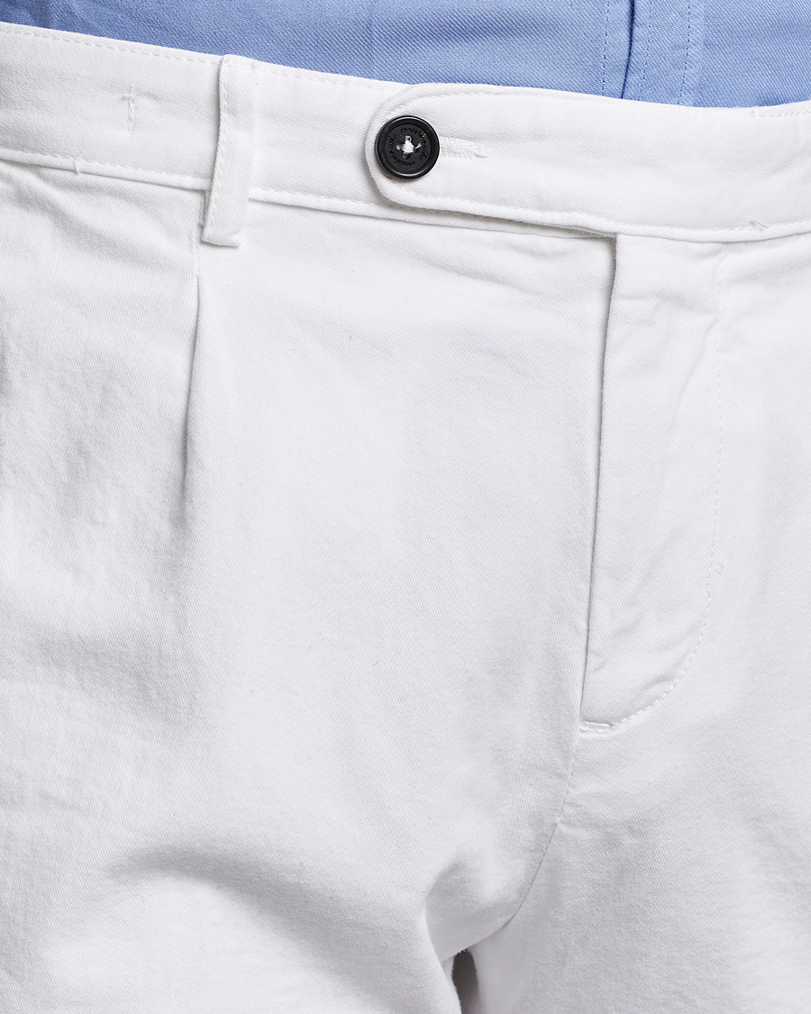 Homme | Pantalons | Massimo Alba | Ionio Cotton/Cashmere Trousers White