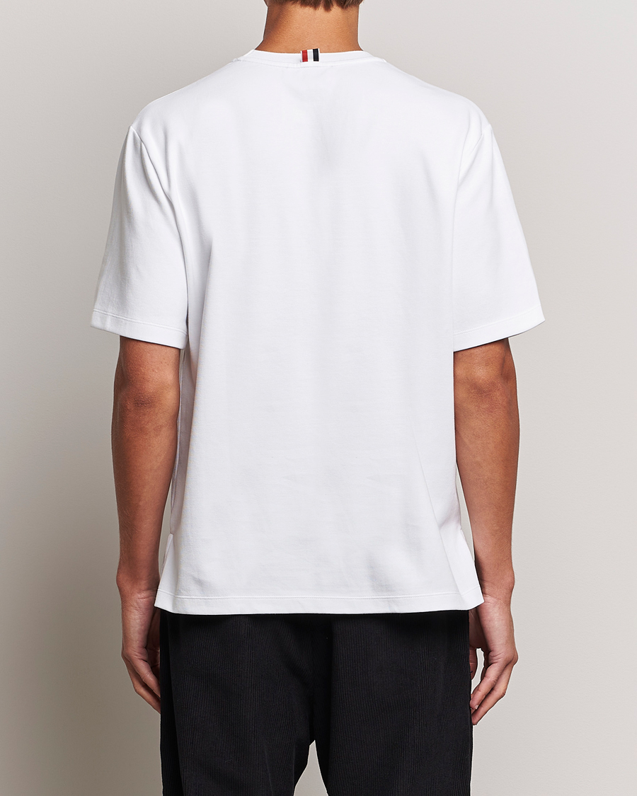 Homme | T-shirts | Thom Browne | Short Sleeve Pocket T-Shirt White