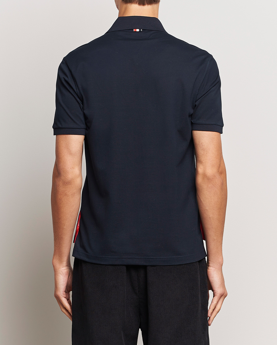 Homme | Polos | Thom Browne | Mercerized Piquet Polo Navy
