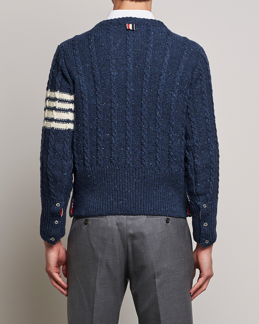 Homme | Pulls Et Tricots | Thom Browne | Donegal Cable Sweater Blue