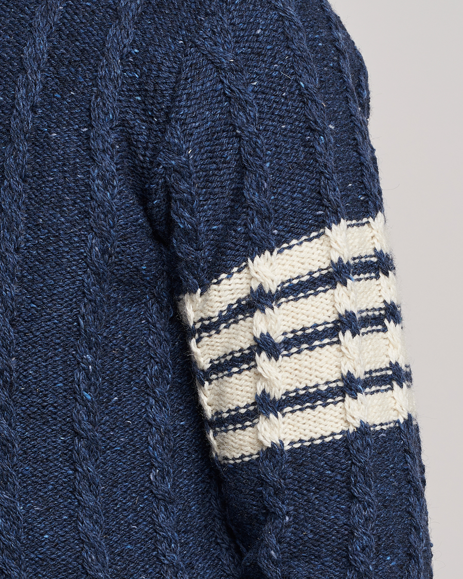 Homme | Pulls Et Tricots | Thom Browne | Donegal Cable Sweater Blue
