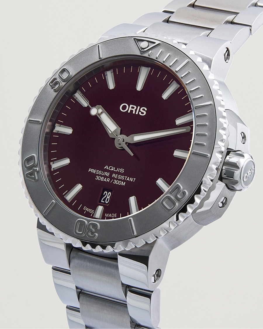 Homme | Oris Aquis Date 41,5mm Cherry | Oris | Aquis Date 41,5mm Cherry