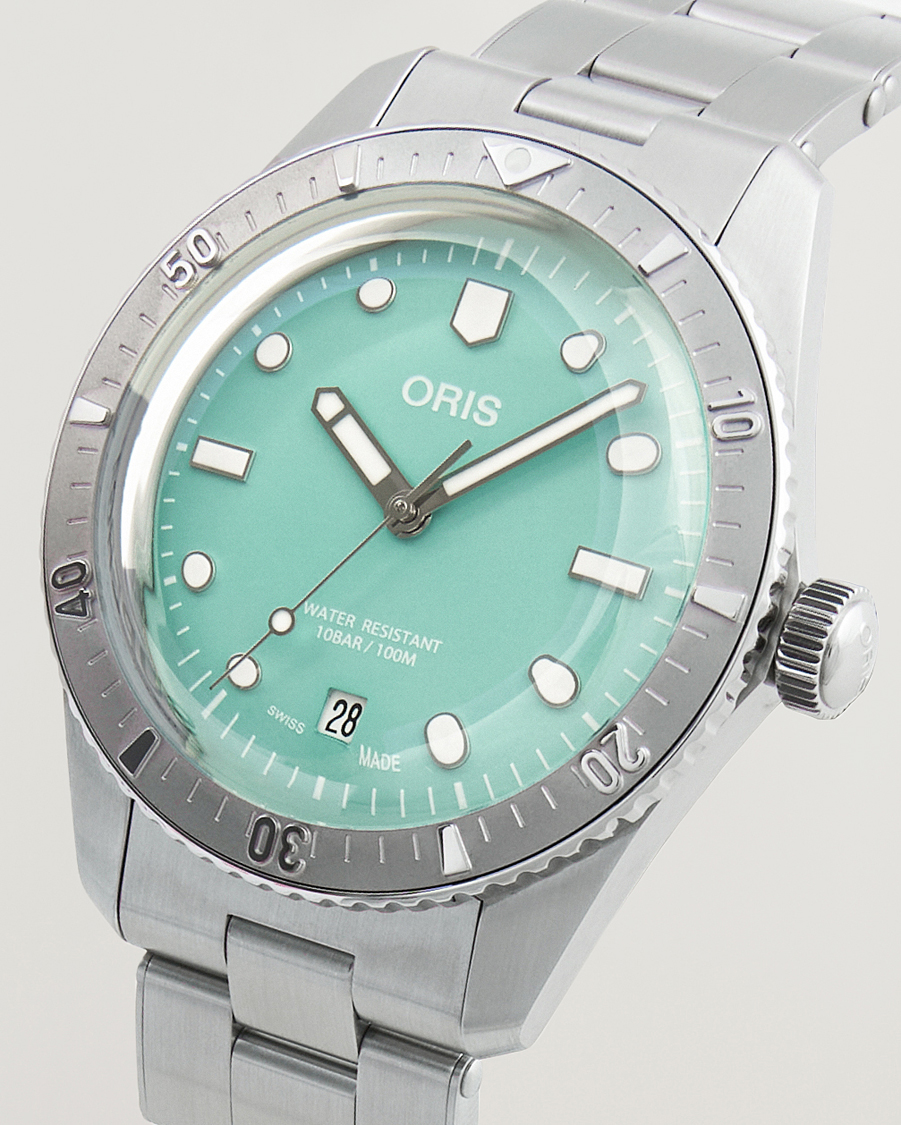Homme | Oris Divers Sixty-Five 38,5mm Cotton Candy Light Green | Oris | Divers Sixty-Five 38,5mm Cotton Candy Light Green
