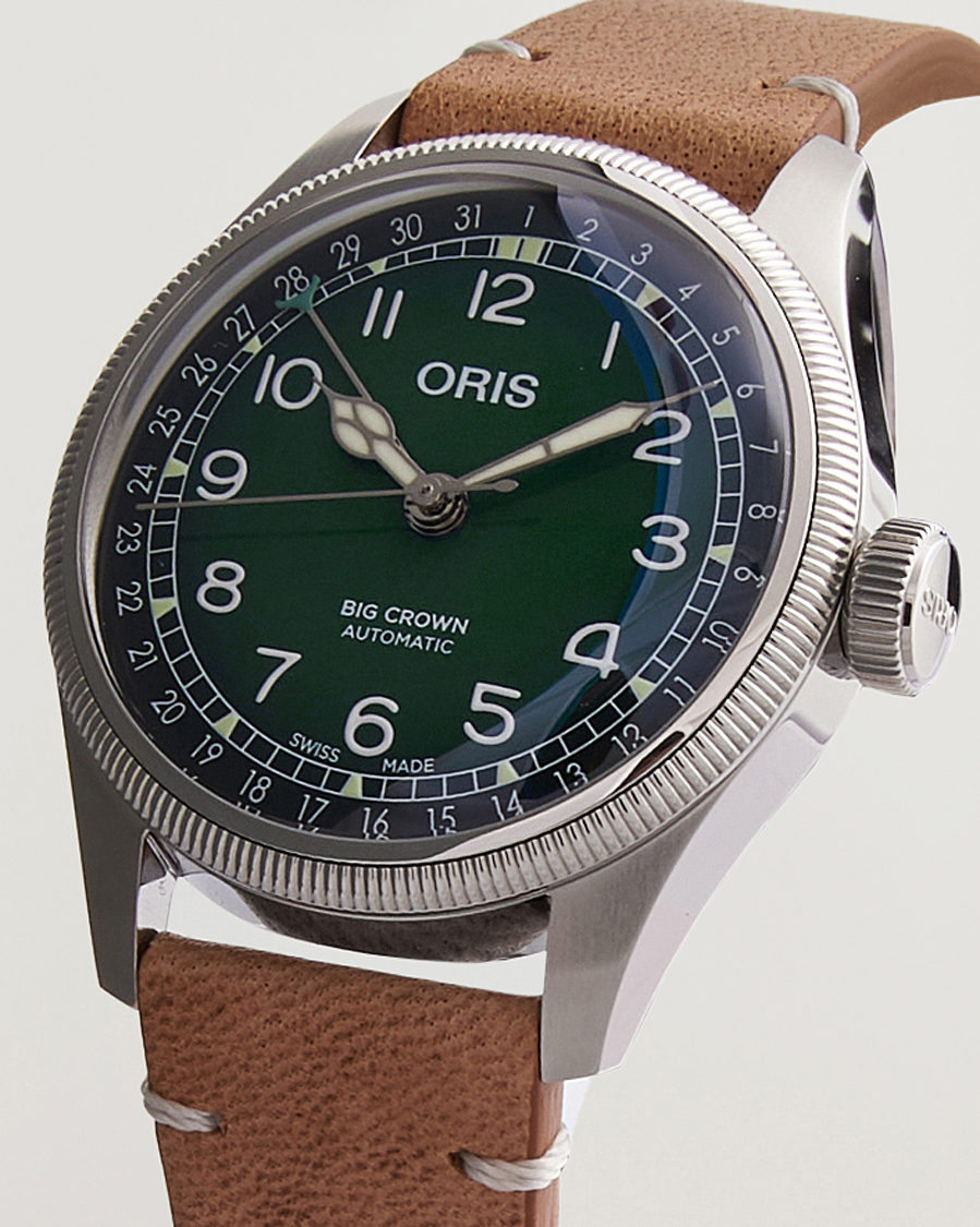 Homme | Oris Big Crown Pointer Date 38mm Green | Oris | Big Crown Pointer Date 38mm Green