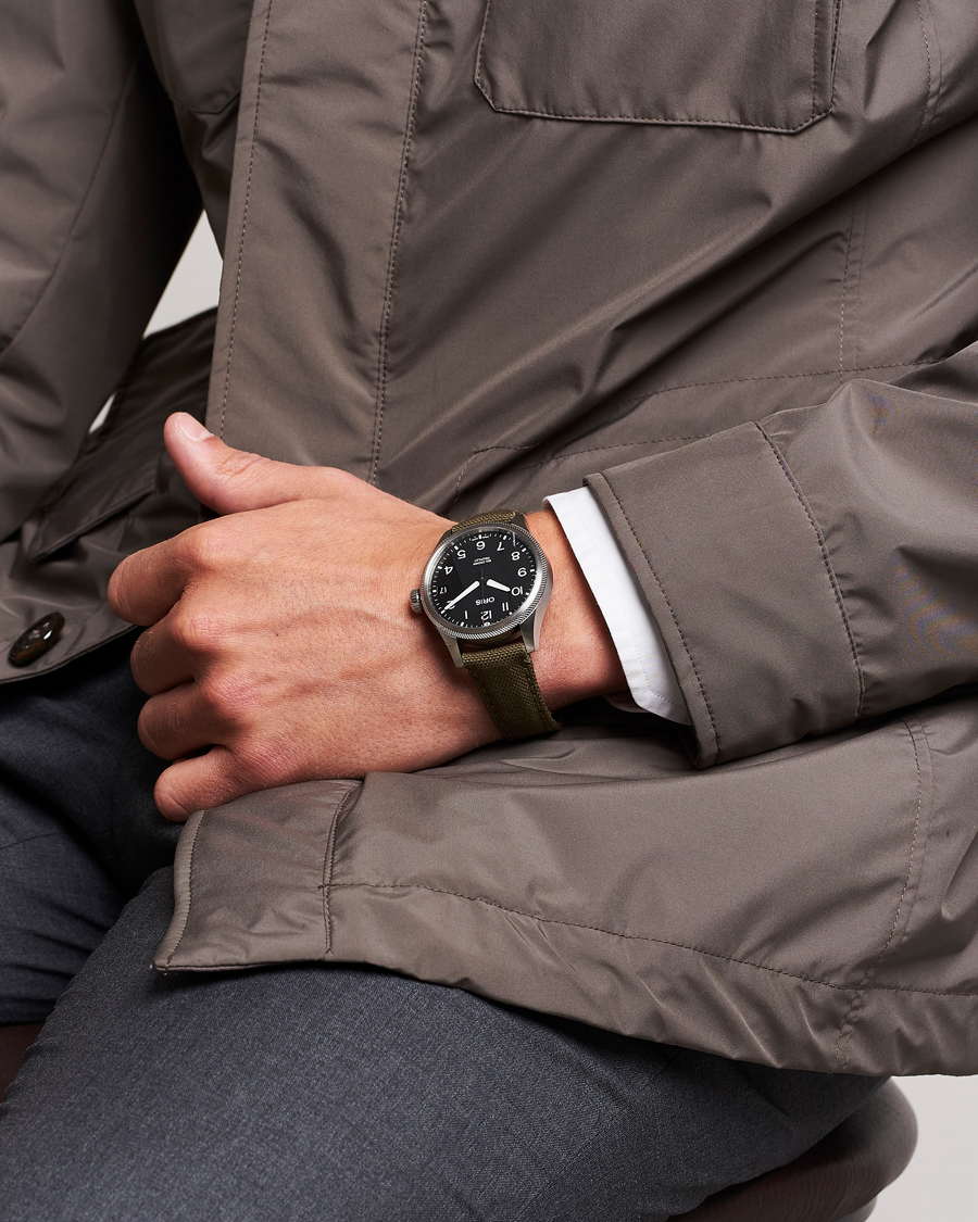 Homme | Oris Big Crown Propilot Date 41mm Leather Bracelet Black | Oris | Big Crown Propilot Date 41mm Leather Bracelet Black