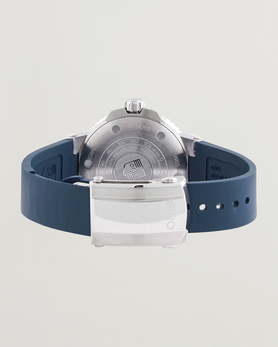 Homme | Oris Aquis Small Second 45,5mm Rubber Bracelet Blue | Oris | Aquis Small Second 45,5mm Rubber Bracelet Blue