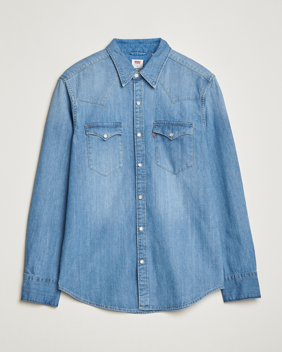 Homme | Chemises | Levi's | Barstow Western Standard Shirt Light Blue