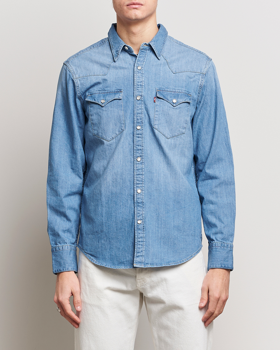 Homme | Chemises | Levi's | Barstow Western Standard Shirt Light Blue