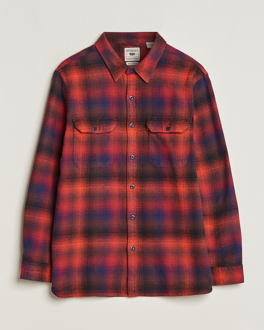 Homme | Chemises | Levi's | Jackson Worker Shirt Red/Black