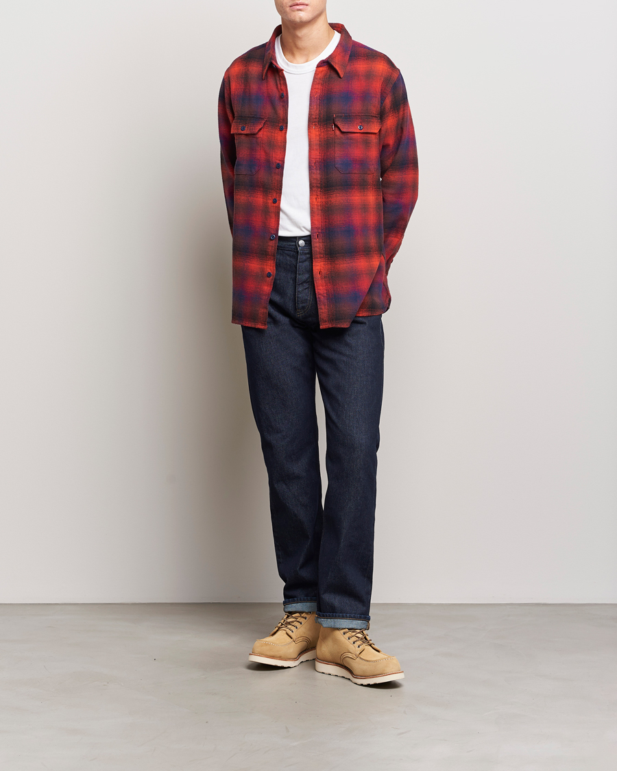 Homme | Chemises | Levi's | Jackson Worker Shirt Red/Black