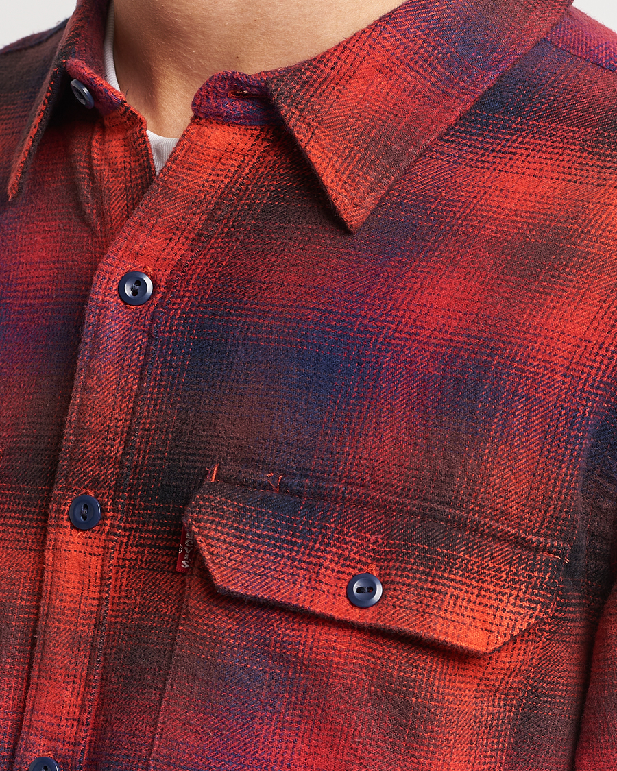 Homme | Chemises | Levi's | Jackson Worker Shirt Red/Black