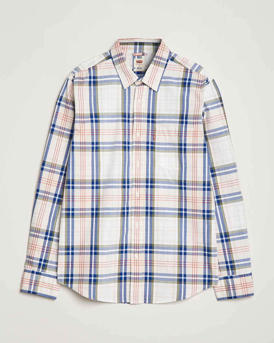 Homme | Chemises | Levi's | Sunset Pocket Shirt White/Beige