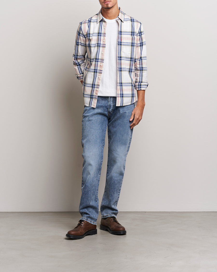 Homme | Chemises | Levi's | Sunset Pocket Shirt White/Beige