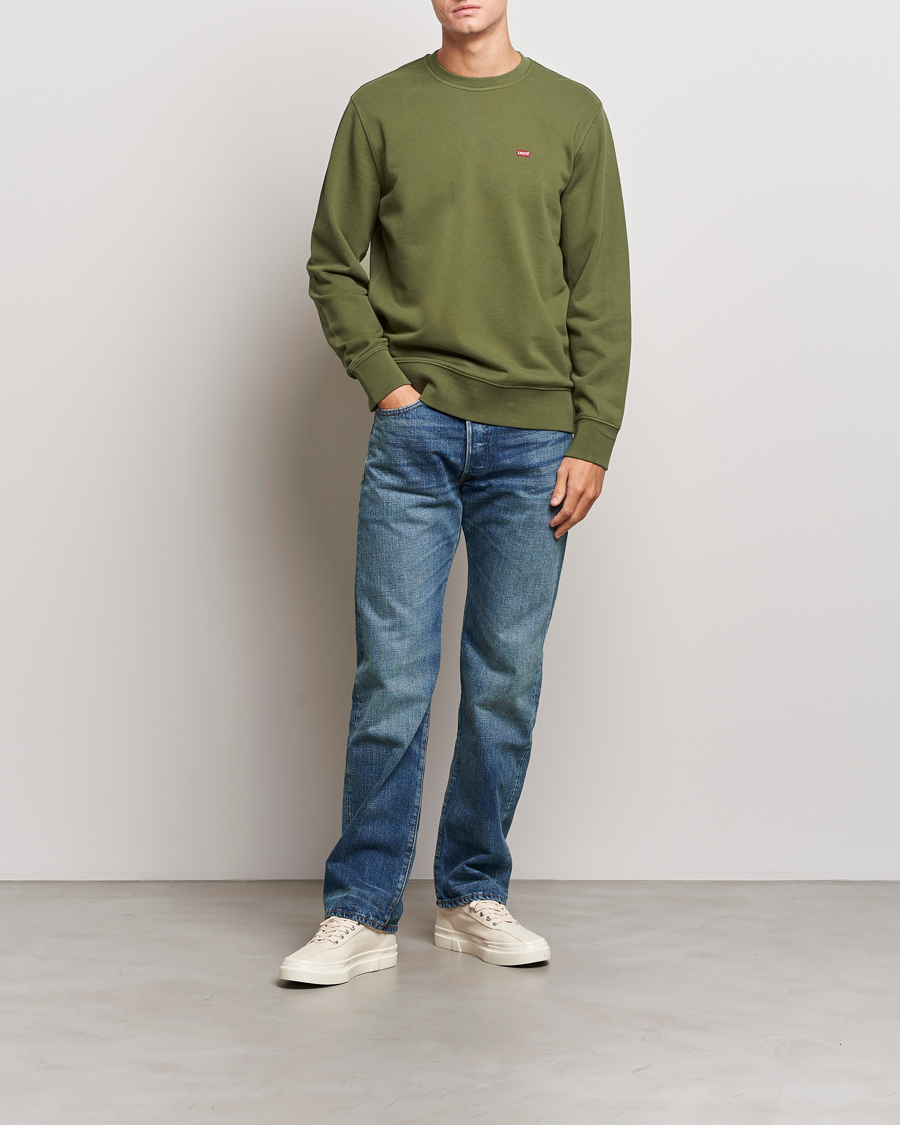 Homme | Pulls Et Tricots | Levi's | Original Crew Neck Sweatshirt Sea Moss