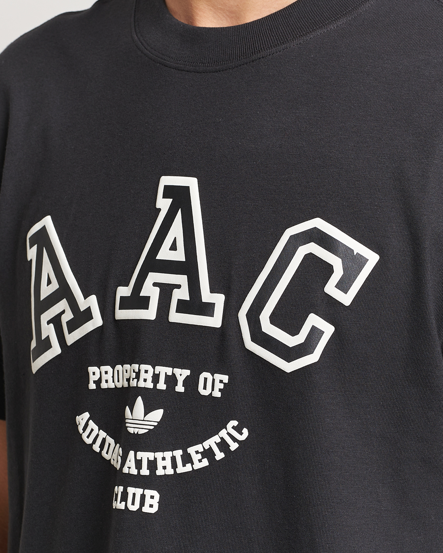 Homme | T-shirts | adidas Originals | Hack Logo Crew Neck T-Shirt Black