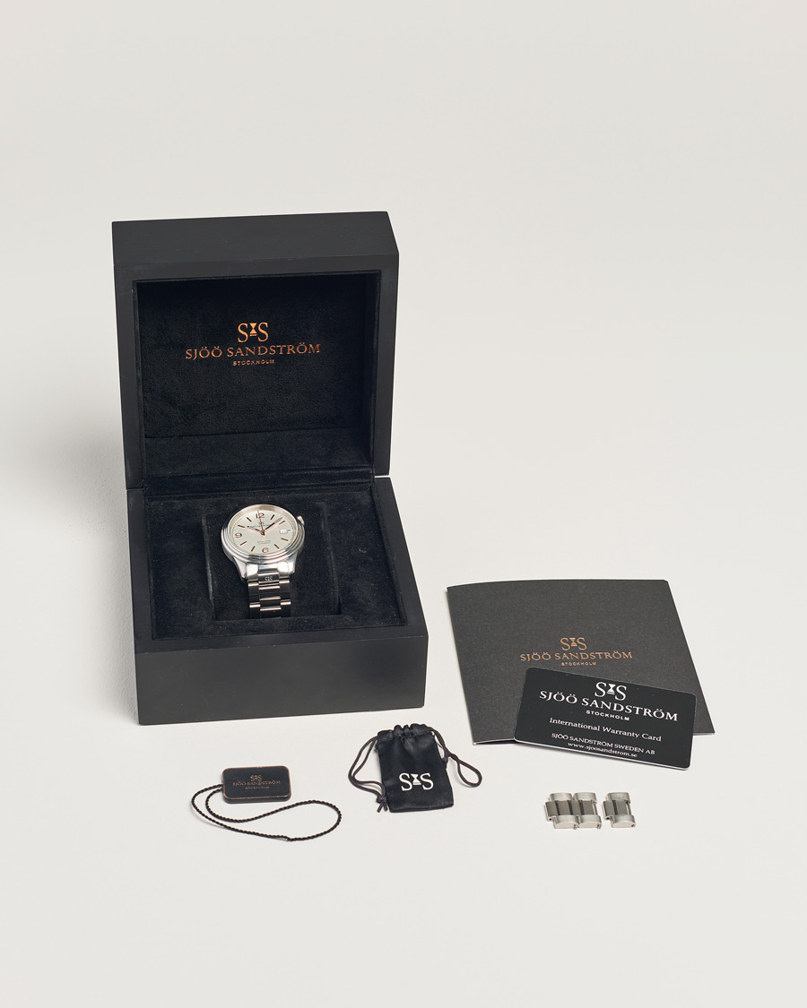 Homme | Sjöö Sandström Pre-Owned Royal Steel Classic 41mm | Sjöö Sandström Pre-Owned | Royal Steel Classic 41mm