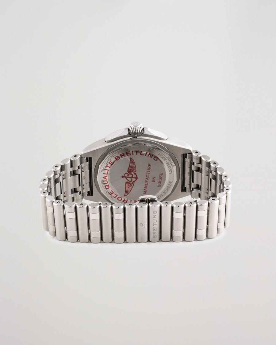 Homme | Breitling Pre-Owned Chronomat GMT 40 A32398 Steel White | Breitling Pre-Owned | Chronomat GMT 40 A32398 Steel White