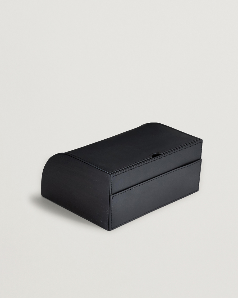 Homme | Pour La Maison | Ralph Lauren Home | Brennan Leather Writers Box Saddle Black