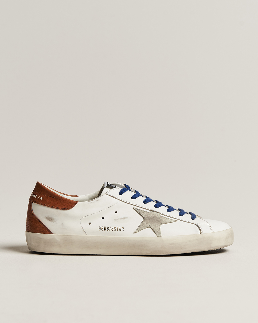Homme | Golden Goose Deluxe Brand Super-Star Sneakers White/Ice | Golden Goose | Deluxe Brand Super-Star Sneakers White/Ice