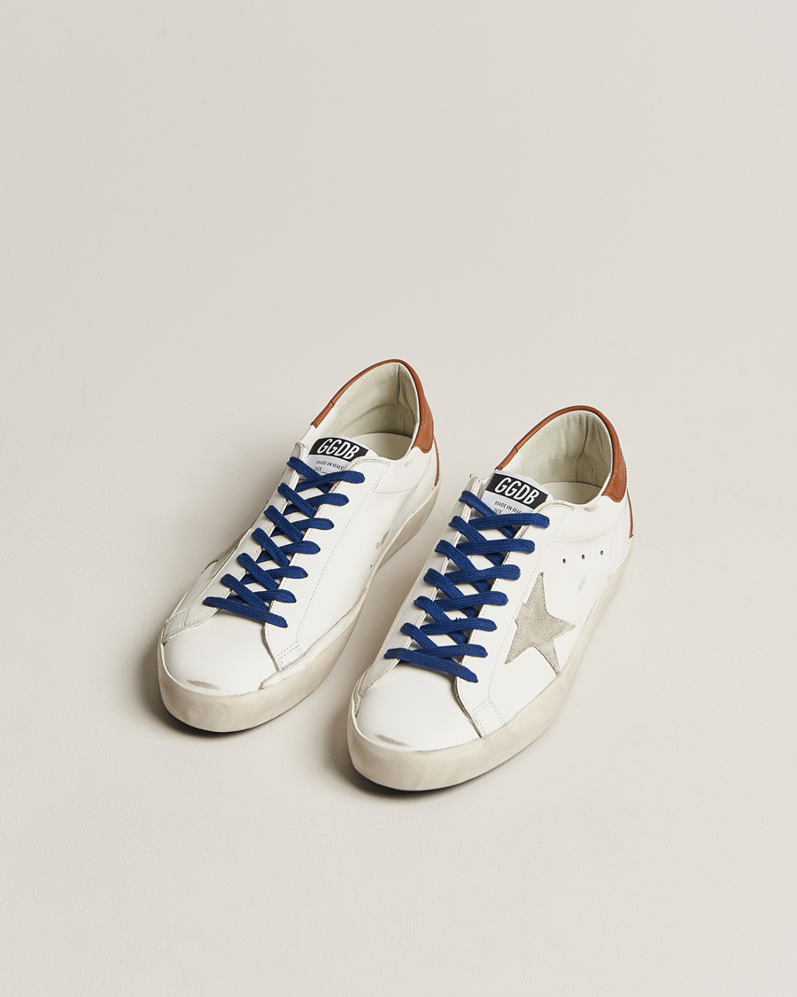Homme | Golden Goose Deluxe Brand Super-Star Sneakers White/Ice | Golden Goose | Deluxe Brand Super-Star Sneakers White/Ice