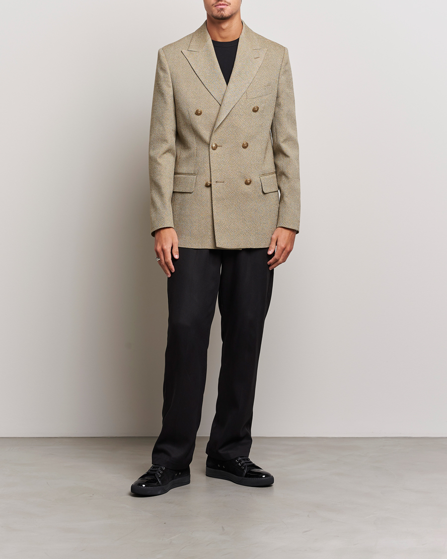 Homme | Blazers | Golden Goose | Deluxe Brand Double Breasted Blazer Beige