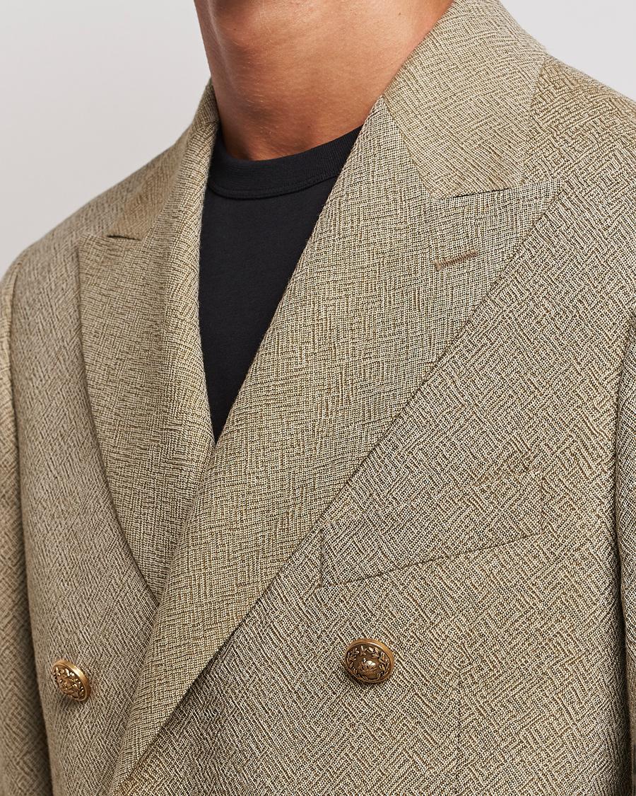 Homme | Blazers | Golden Goose | Deluxe Brand Double Breasted Blazer Beige