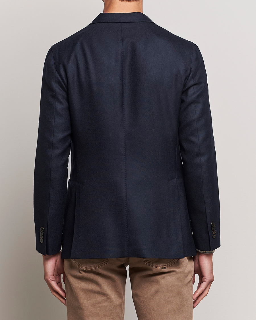 Homme | Blazers | Boglioli | K Jacket Wool Hopsack Blazer Navy
