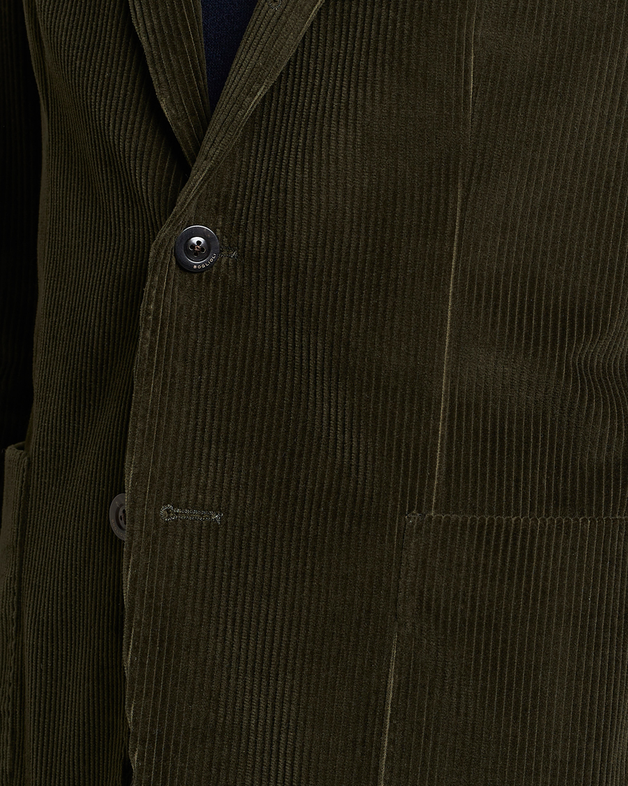 Homme | Blazers | Boglioli | K Jacket Corduroy Blazer Dark Green