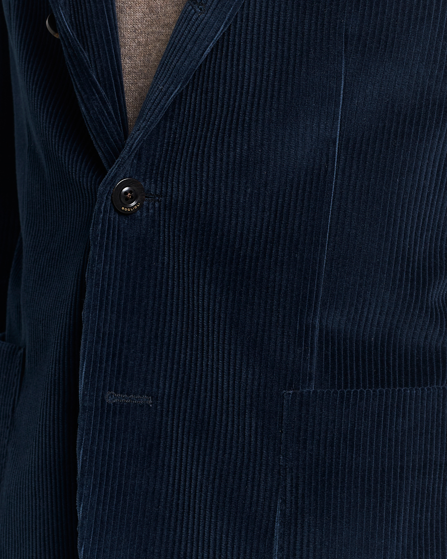 Homme | Blazers | Boglioli | K Jacket Corduroy Blazer Navy