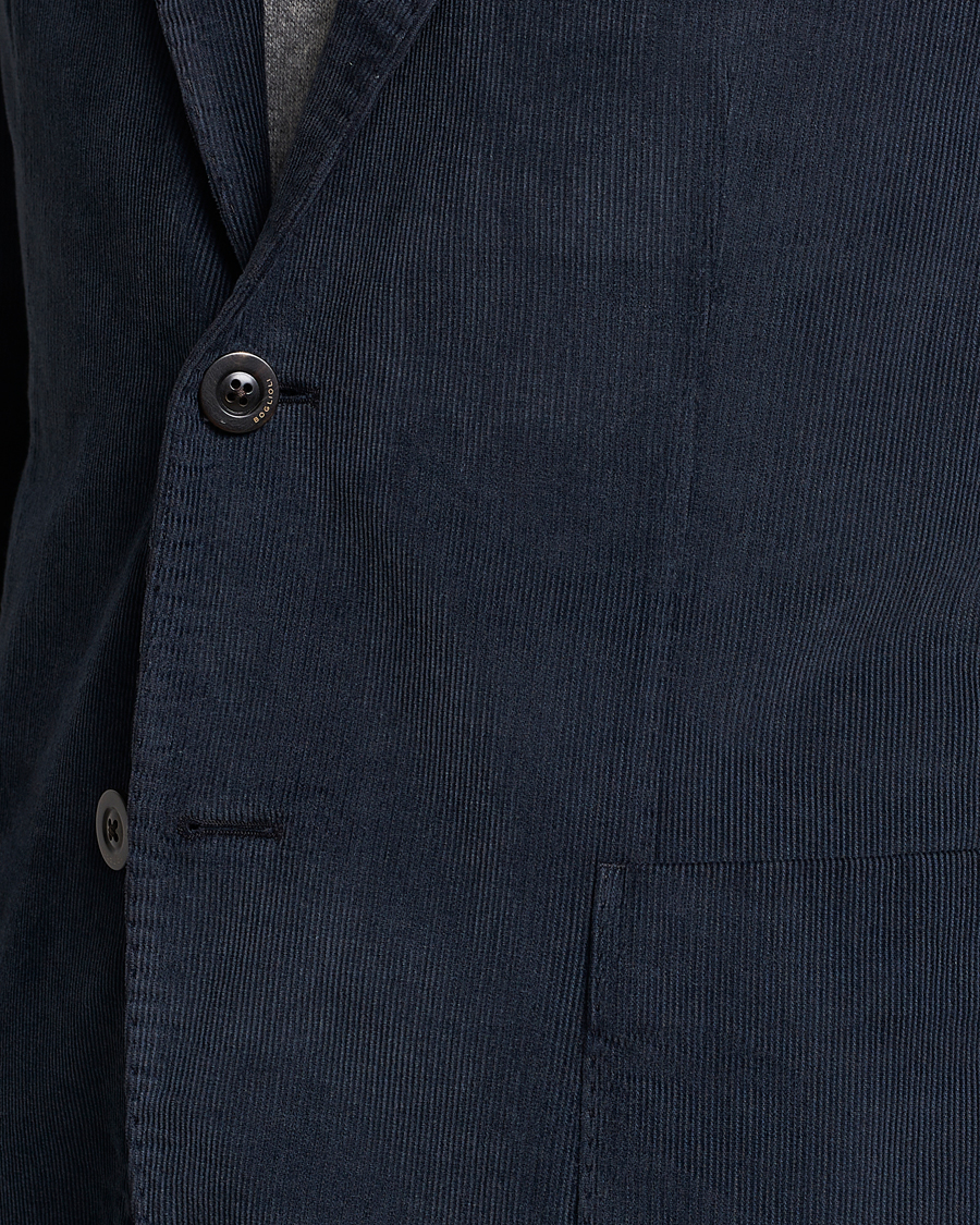 Homme | Costumes | Boglioli | K Jacket Baby Corduroy Suit Navy