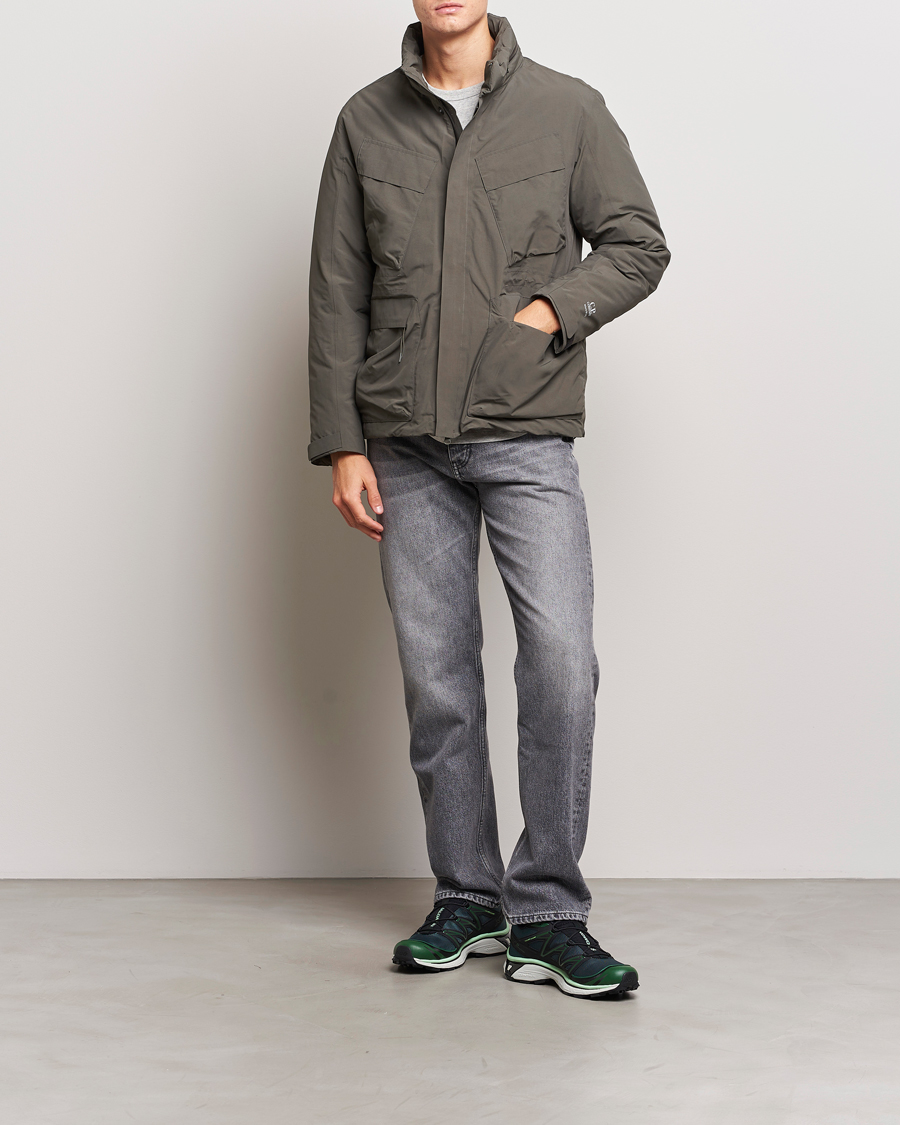 Homme | Manteaux Et Vestes | C.P. Company | Micro M Re-Cycled Padded Field Jacket Olive