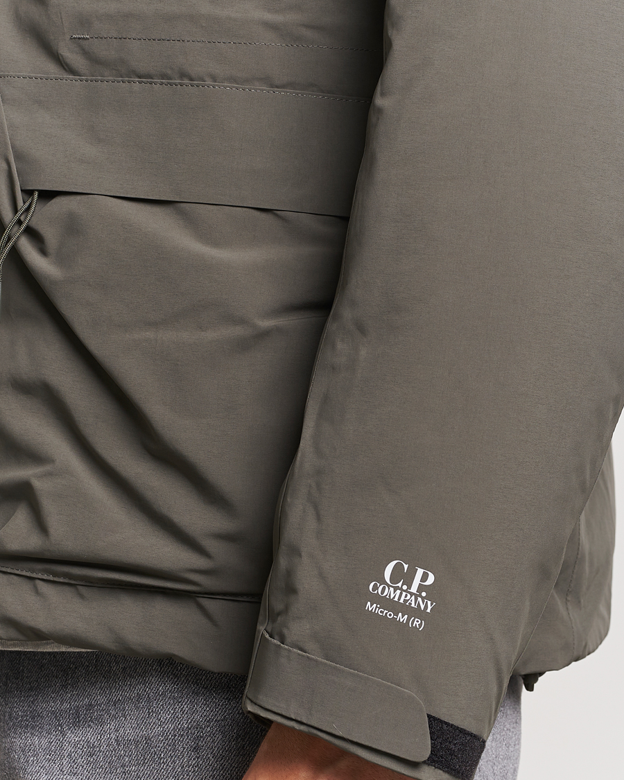 Homme | Manteaux Et Vestes | C.P. Company | Micro M Re-Cycled Padded Field Jacket Olive